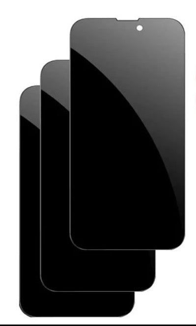 Verre trempé anti-espion pour iPhone (iPhone 6 → iPhone 17 Pro Max)